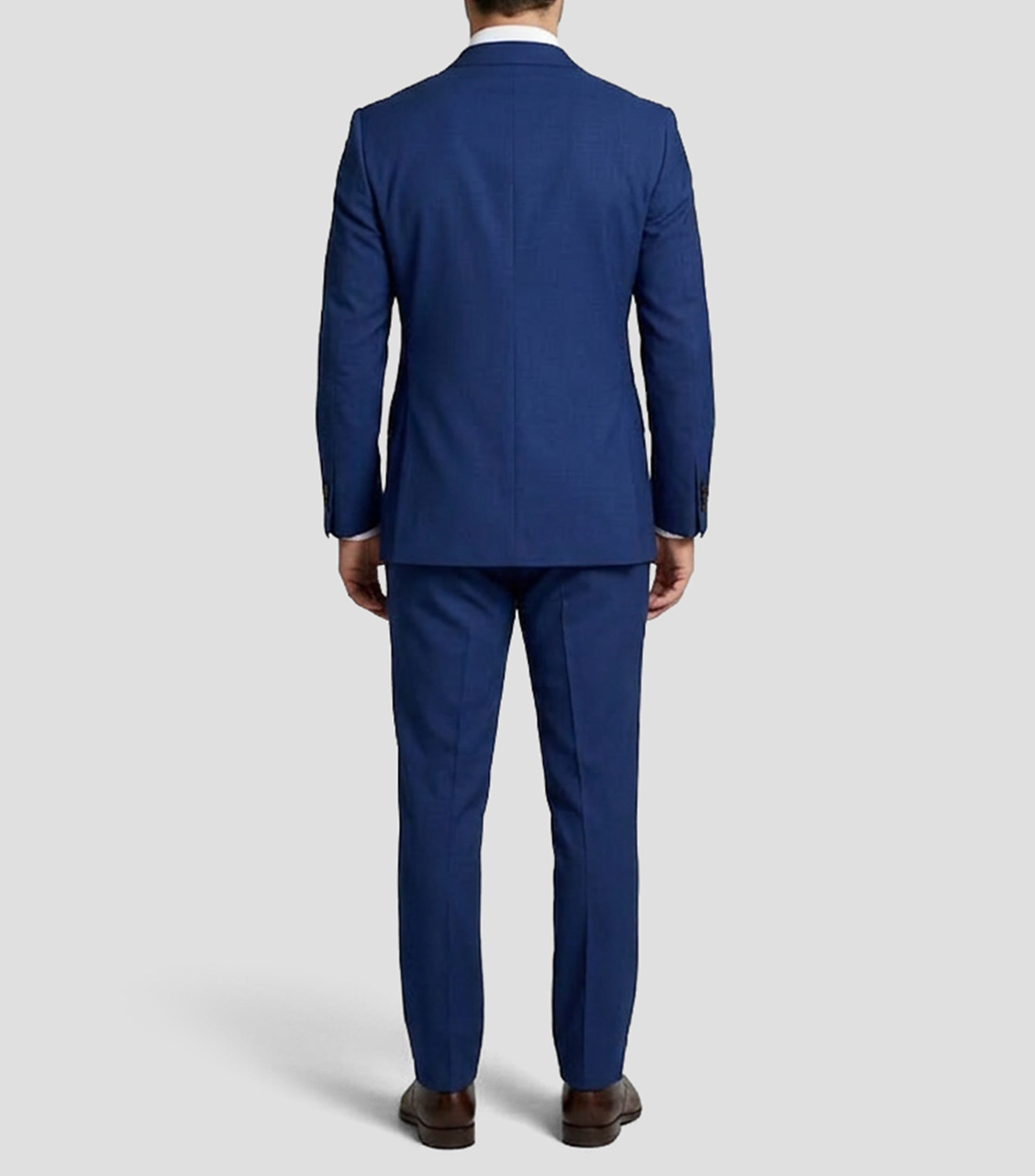 Traje de corte slim liso Hombre